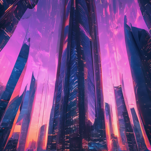 Futuristic skyscraper