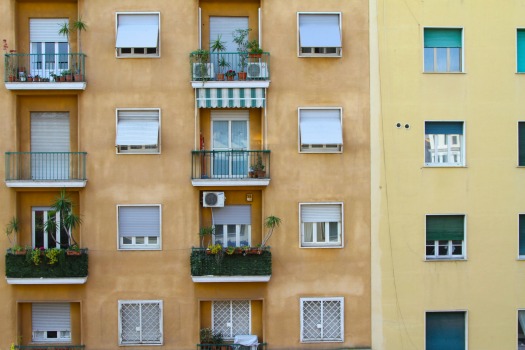 The beach of the balcony